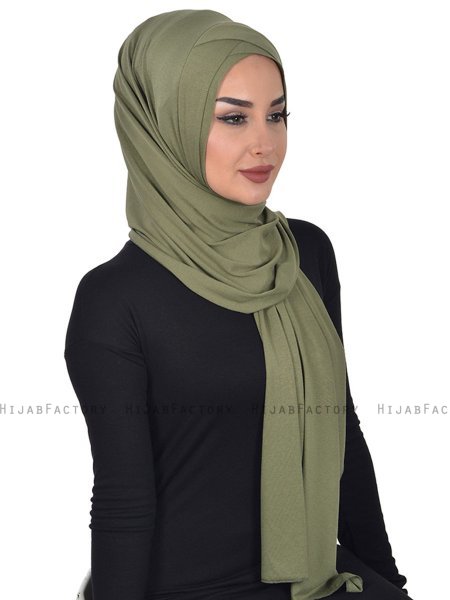 Sofia - Hijab Cotone Pratico Cachi