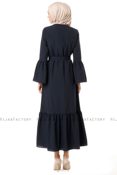 Soraya - Abaya Blu Navy - Miss Cazibe