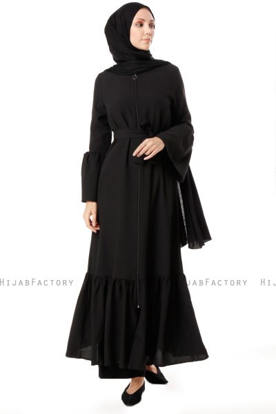 Soraya - Abaya Nero - Miss Cazibe