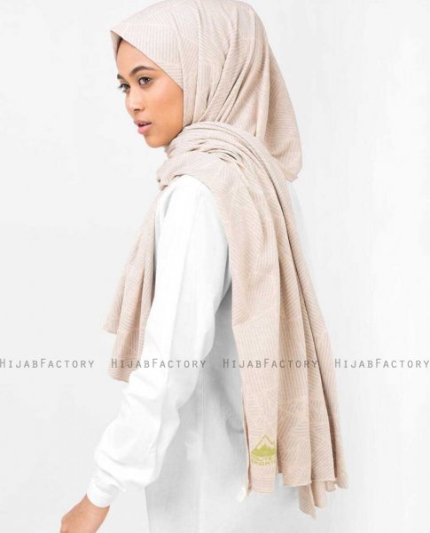 Subtle Striper Viscose Jersey Hijab - Silk Route 5A405c