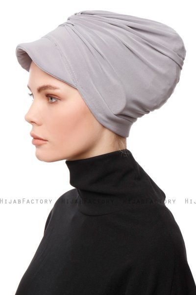 Sumeyye - Turbante Grigio Chiaro