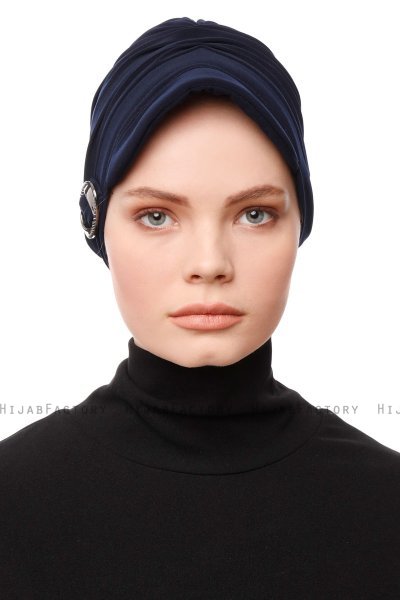 Sumeyye - Turbante Blu Navy