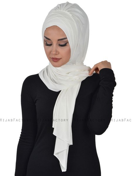 Tamara - Hijab Cotone Pratico Creme