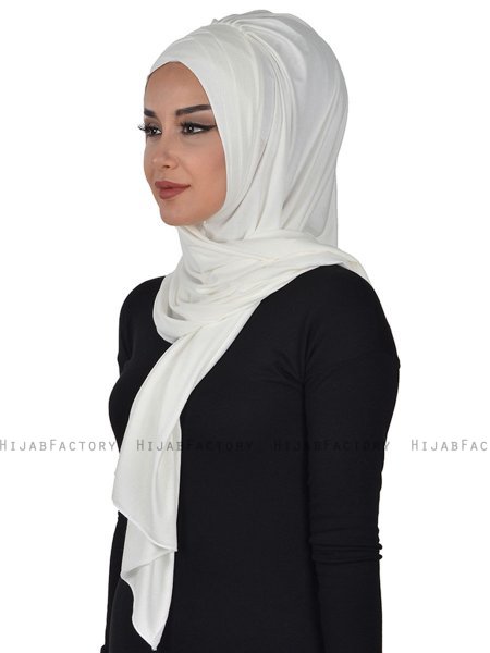 Tamara - Hijab Cotone Pratico Creme