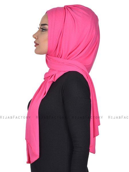Tamara - Hijab Cotone Pratico Fucsia