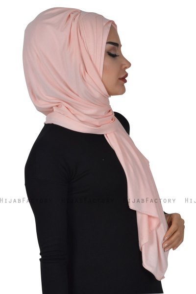 Tamara - Hijab Cotone Pratico Rosa Antico