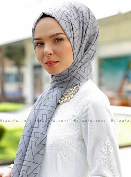 Tharaa - Hijab Fantasia Grigio - Sal Evi