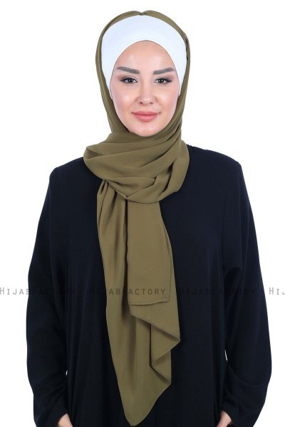 Vera - Hijab Pratico Creme & Cachi