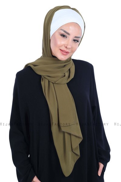 Vera - Hijab Pratico Creme & Cachi