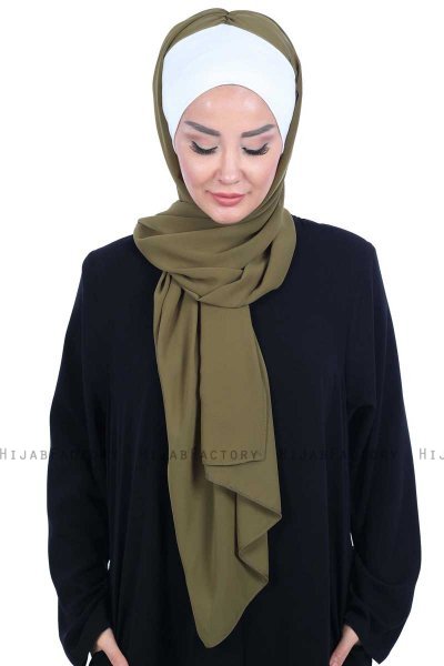 Vera - Hijab Pratico Creme & Cachi