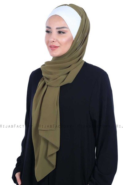 Vera - Hijab Pratico Creme & Cachi