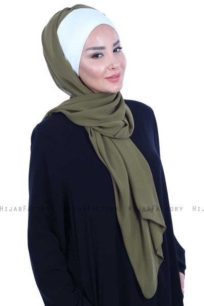 Vera - Hijab Pratico Creme & Cachi