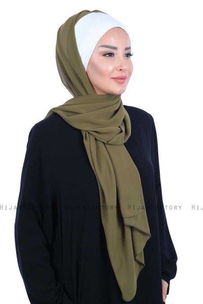 Vera - Hijab Pratico Creme & Cachi