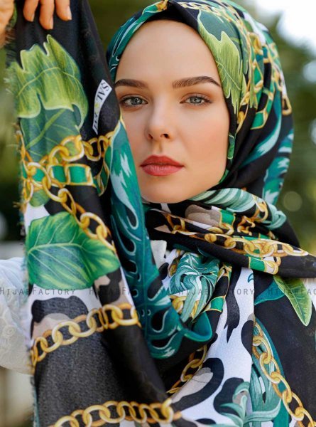 Yamileth - Hijab Fantasia Verde - Sal Evi