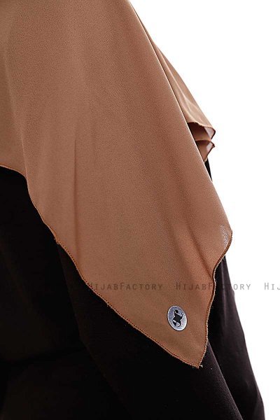 Yara - Hijab Crepe Pratico One Piece Marrone
