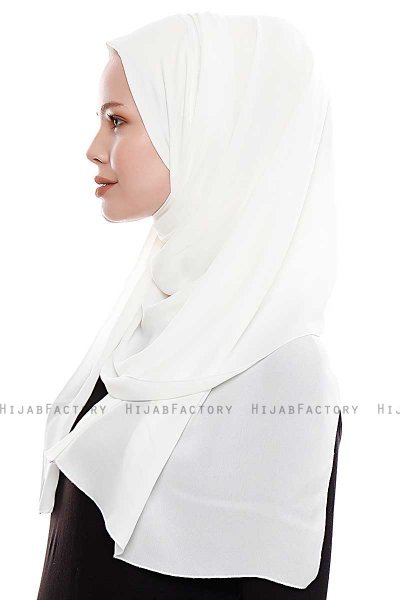 Yara - Hijab Crepe Pratico One Piece Creme