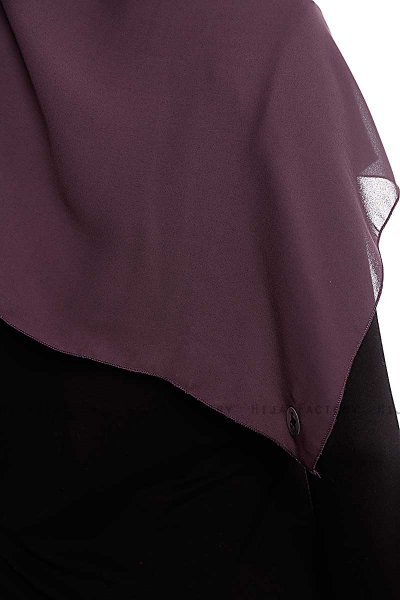 Yara - Hijab Crepe Pratico One Piece Viola