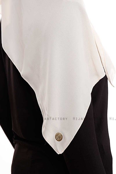 Yara - Hijab Crepe Pratico One Piece Beige Chiaro