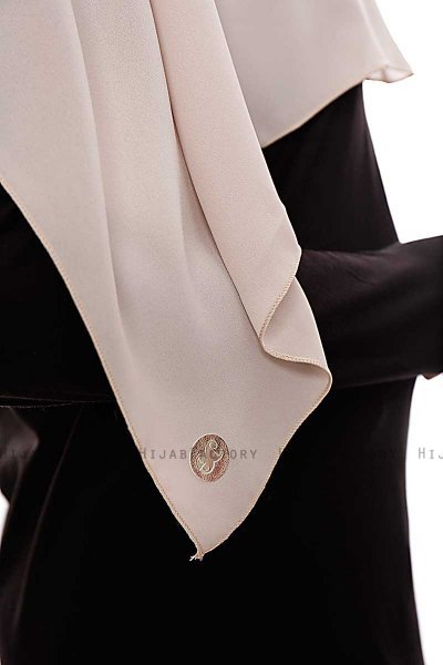 Yara - Hijab Crepe Pratico One Piece Taupe Chiaro