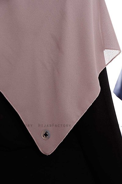 Yara - Hijab Crepe Pratico One Piece Taupe Scuro