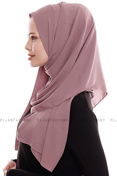 Yara - Hijab Crepe Pratico One Piece Rose Pink