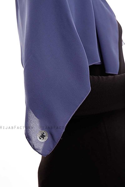 Yara - Hijab Crepe Pratico One Piece Royal Blue