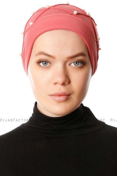 Yaren - Turbante Crepe Chiffon Rosa Scuro - Sehr-i Sal