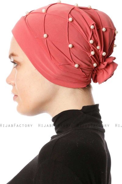 Yaren - Turbante Crepe Chiffon Rosa Scuro - Sehr-i Sal