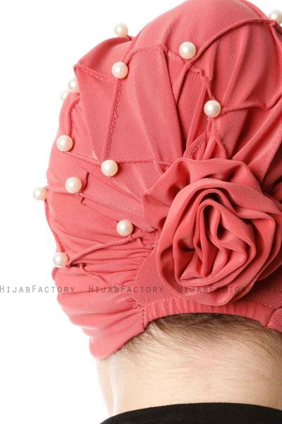 Yaren - Turbante Crepe Chiffon Rosa Scuro - Sehr-i Sal
