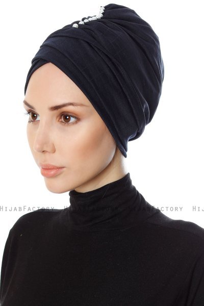 Yonca - Turbante Blu Navy