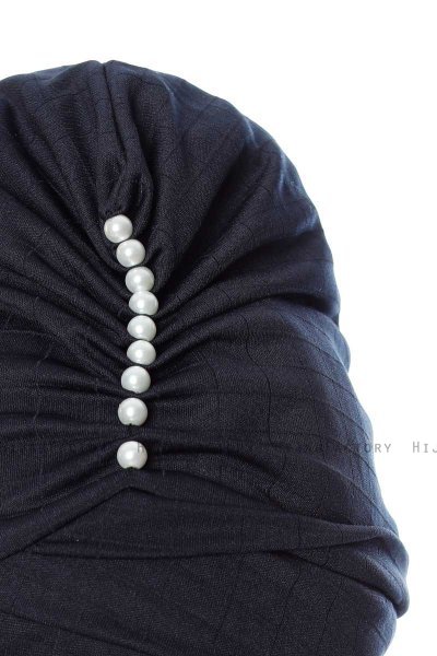 Yonca - Turbante Blu Navy