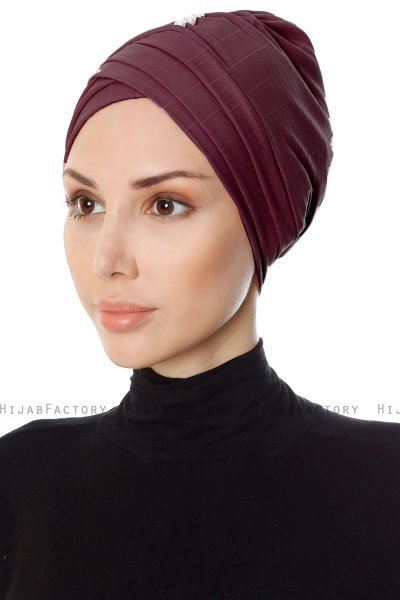 Yonca - Turbante Prugna