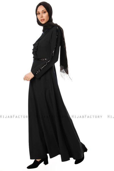 Yussra - Vestito Nero - Burun