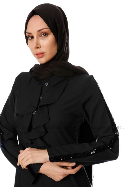 Yussra - Vestito Nero - Burun