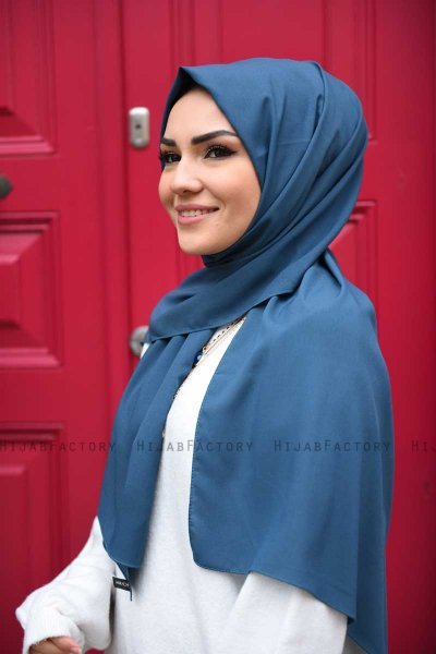 Zahra - Hijab Benzina Verde In Crêpe - Mirach