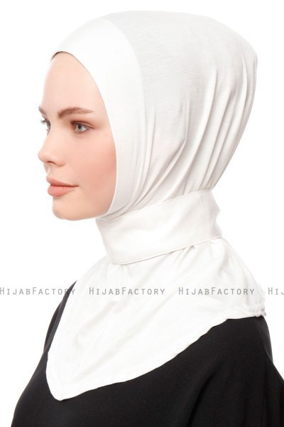 Zeliha - Hijab Pratico Viscosa Creme