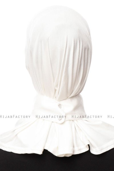 Zeliha - Hijab Pratico Viscosa Creme