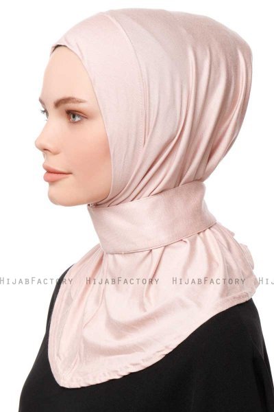 Zeliha - Hijab Pratico Viscosa Rosa Antico