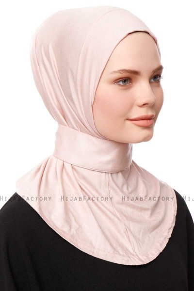 Zeliha - Hijab Pratico Viscosa Rosa Antico