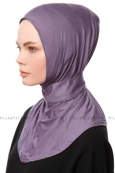 Zeliha - Hijab Pratico Viscosa Viola