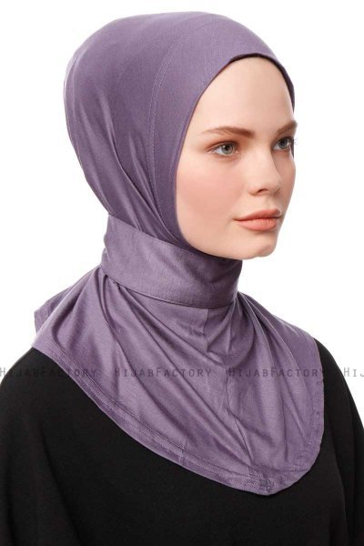 Zeliha - Hijab Pratico Viscosa Viola