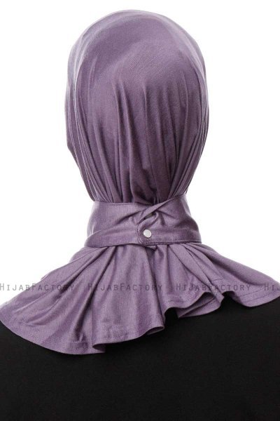 Zeliha - Hijab Pratico Viscosa Viola