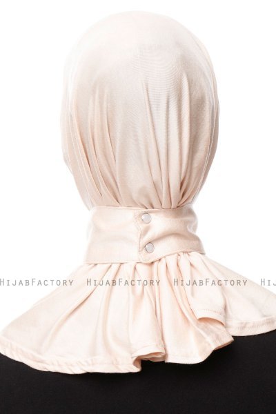 Zeliha - Hijab Pratico Viscosa Beige Chiaro