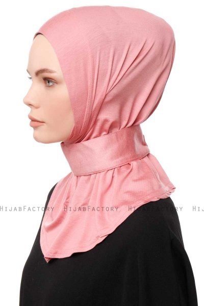Zeliha - Hijab Pratico Viscosa Rosa Scuro