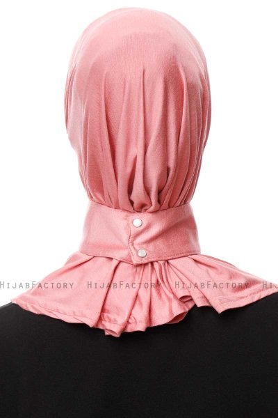 Zeliha - Hijab Pratico Viscosa Rosa Scuro