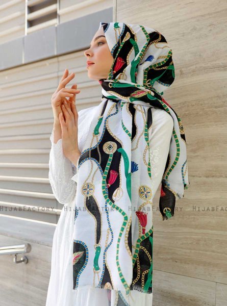 Zerline - Hijab Fantasia Verde - Sal Evi