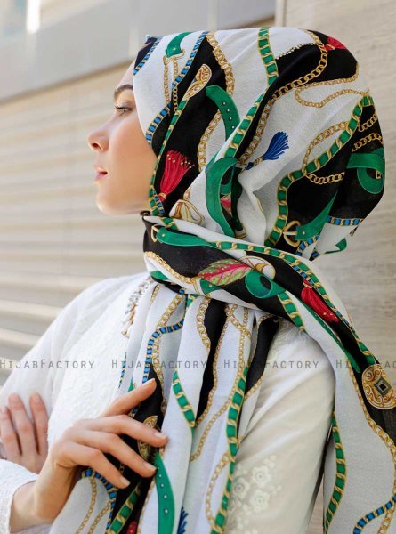 Zerline - Hijab Fantasia Verde - Sal Evi