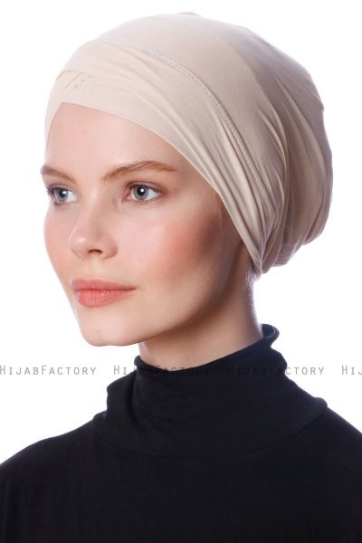 Zeynep - Bonnet Parizien Beige - Ecardin