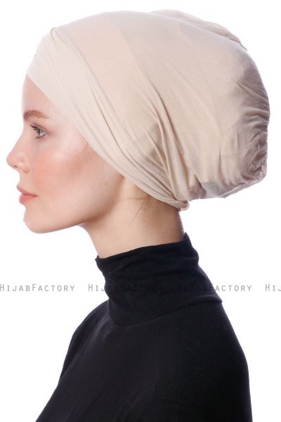 Zeynep - Bonnet Parizien Beige - Ecardin