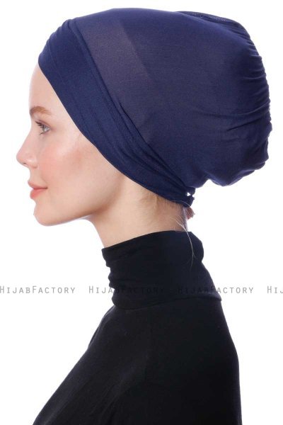 Zeynep - Bonnet Parizien Blu Navy - Ecardin